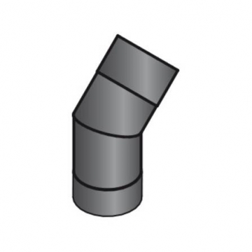 HARVIA WZ45ML Dūmvada līkums 45° Ø 115 mm, krāsots tērauds