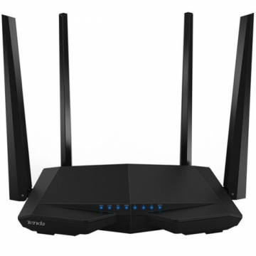 Tenda 1200Mbps 11AC Router, Boradcom 900Mhz CPU，4X5dbi Antennas, 1X100Mbps WAN, 3x100Mbps LAN,WiFi On/Off Switch, Universal Repeater, 100mw Highpower