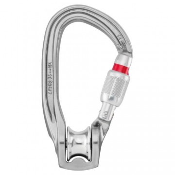 Petzl Rollclip Z Screw-Lock / Gaiši pelēka