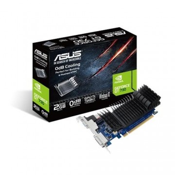 Graphics Card | ASUS | NVIDIA GeForce GT 730 | 2 GB | 64 bit | PCIE 2.0 16x | Memory 5010 MHz | GPU 902 MHz | Heatsink (passive) | 1x15pin D-sub | 1xDVI | 1xHDMI | GT730-SL-2GD5-BRK