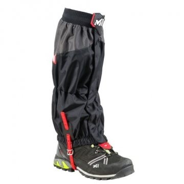 Millet High Route Gaiters / Melna / Sarkana / M