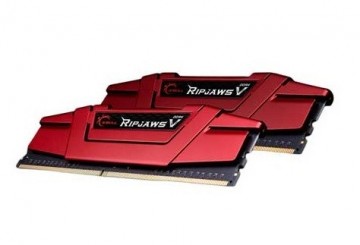 G.skill DDR4 16GB (2x8GB) RipjawsV 3600MHz CL19 XMP2 Red