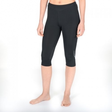 Mico Woman 3/4 Running Tights / Melna / S