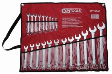 Ks Tools Kombinēto radziņatslēgu komplekts 6 - 32 mm, 21 gab., Kstools