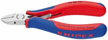 elektriķu asknaibles 115mm, divkomponentu rokturis, Knipex