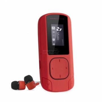 Energy Sistem MP3 Clip Coral (8 GB, Clip, FM Radio and microSD)