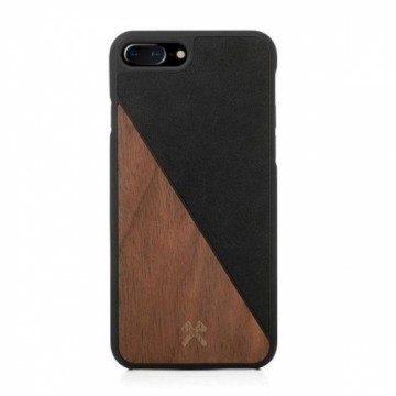 EcoSplit Wooden+Leather iPhone 7+ / 8+  Walnut/black eco249