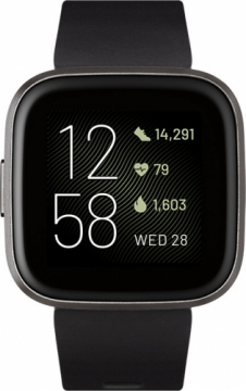 Fitbit Versa 2, black/carbon