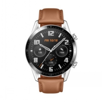 HUAWEI WATCH GT 2 (46MM) BROWN LEATHER STRAP