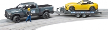 BRUDER auto RAM 2500 Power Wagon with trailer, 2504