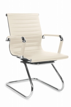 PRESTIGE SKID chair color: creamy