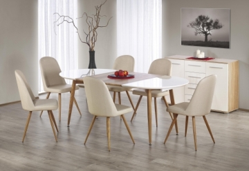 EDWARD extension table, color: honey oak,