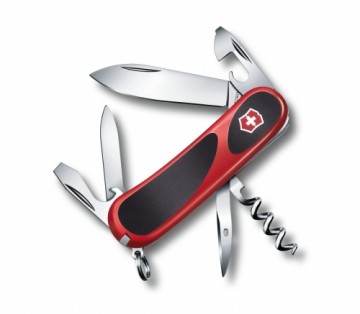 Victorinox EvoGrip 10 Small Swiss Army Knife Universāls Kabatas Nazis (2.3803.C) Sarkans - Melns