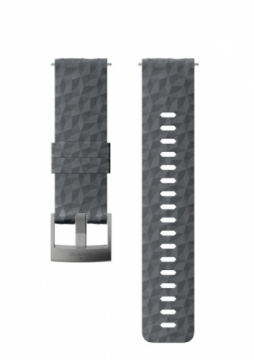 24 EXP1 SILICONE STRAP GRAPHITE/GRAY M