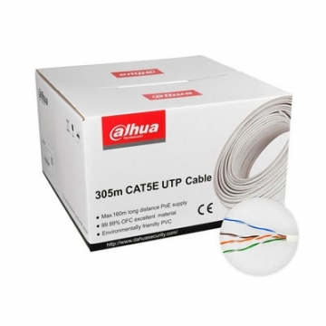 UTP CAT5E, 305m, max. PoE power distance 160m