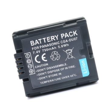 Panasonic VW-VBD070, CGA-DU07 battery