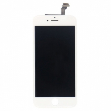 HQ A+ Analogs LCD Skarienjūtīgais Displejs priekš Apple iPhone 6 Plus Pilns modulis Balts