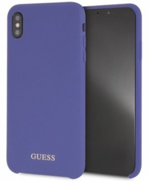 Guess GUHCI65LSGLUV Silicone Back Case Чехол для Apple iPhone XS MAX