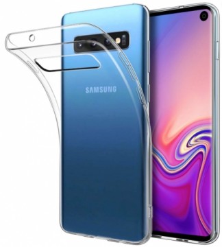 Swissten Clear Jelly Back Case 0.5 mm Aizmugurējais Silikona Apvalks Priekš Samsung G973 Galaxy S10 Caurspīdīgs