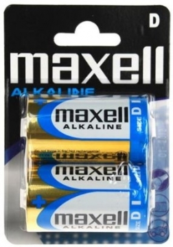 Maxell D 2 LR20 1.5V Alkaline MN1300 Baterijas (2gab.) (EU Blister)