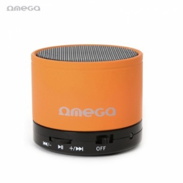 Omega OG47O Bluetooth Skaļrunis ar FM Radio / Micro SD / AUX / Zvana Funkciju / 3W / Oranžs