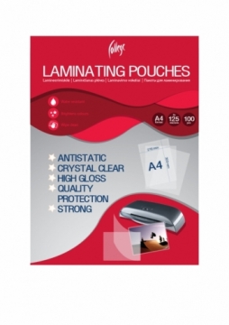 Laminēšanas plēve College 125mic, A4, 100pk