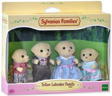 Sylvanian Families Dzelteno labradoru ģimene