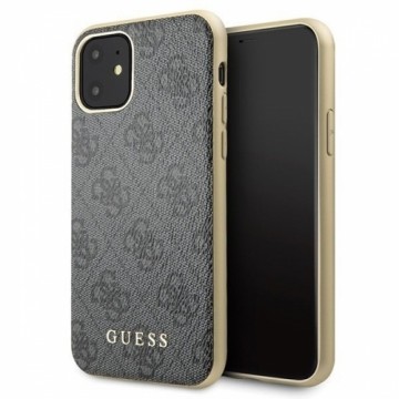 Guess GUHCN61G4GG Hard Case Чехол для Apple iPhone 11 Черный