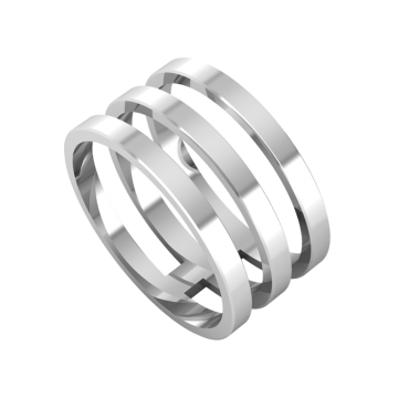 Кольцо серебряное 925 0200011-F 16.5 mm