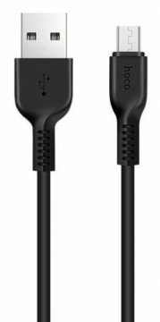 Hoco X20 Прочный Micro USB на USB Кабель данных и заряда 2m черный