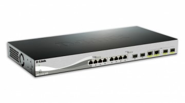 D-LINK 12 Port switch including 8x10G