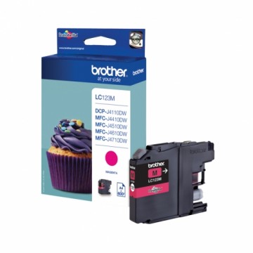 BROTHER LC-123 ink cartridge magenta