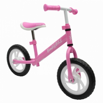 Skrejritenis Bimbo Bike 12'', rozā/balts