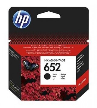 INK CARTRIDGE BLACK NO.652/F6V25AE HP