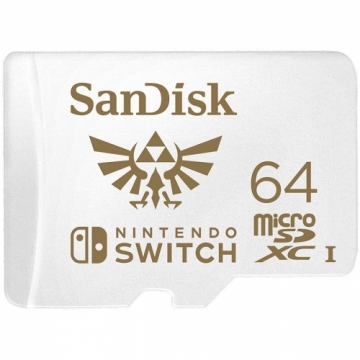 SANDISK 64GB microSDXC UHS-I Card for Nintendo Switch