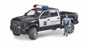 BRUDER RAM 2500 Police truck with policeman, 02505