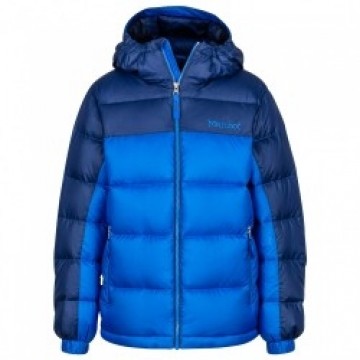 Marmot Jaka Boys Guides Down Hoody XS True Blue/Arctic Navy