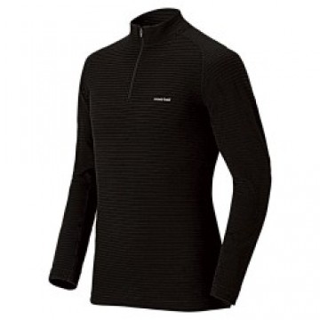 Mont-bell Termo krekls M SUPER MERINO Wool HN Expedition Weight M Black