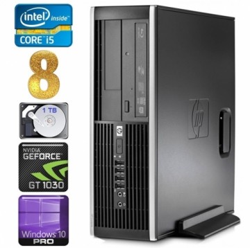 Hewlett-packard HP 8100 Elite SFF i5-750 8GB 1TB GT1030 2GB DVD WIN10Pro