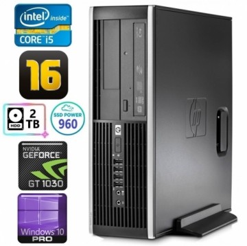 Hewlett-packard HP 8100 Elite SFF i5-750 16GB 960SSD+2TB GT1030 2GB DVD WIN10Pro