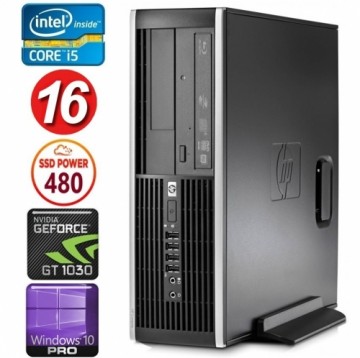 Hewlett-packard HP 8100 Elite SFF i5-750 16GB 480SSD GT1030 2GB DVD WIN10Pro