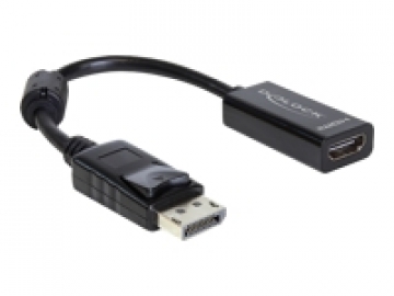 DELOCK Adaptor DP-St > HDMI-Bu 22,5cm bl