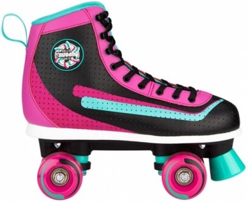 Schreuderssport Skates Retro Nijdam 52RF 36 Black/Emerald/Magenta