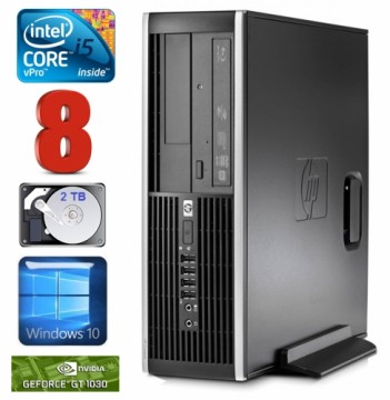 Hewlett-packard HP 8100 Elite SFF i5-650 8GB 2TB GT1030 2GB DVD WIN10