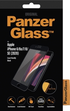 PanzerGlass tempered glass iPhone SE/6s/7/8, black