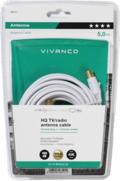 Антенный кабель Vivanco HQ 5м (48121)