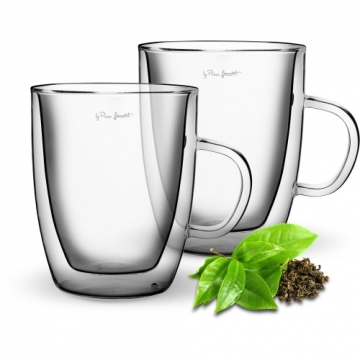 Borosilicate Glass Tea Cups Lamart LT9008 Vaso Set of 2 420 ml