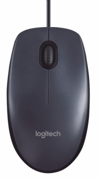Logitech LOGI M100 Mouse Grey USB - EMEA