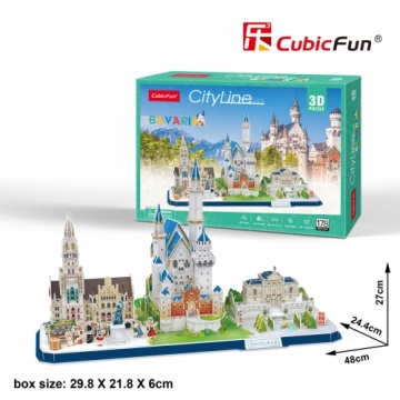 CUBICFUN 3D Puzle Bavaria