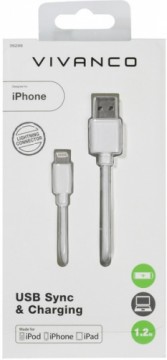 Vivanco кабель Lightning - USB 1.2 м (36299)